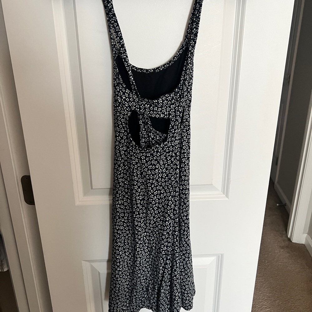 Brandy Melville Black and White Floral Mini Dress - Picture 3 of 4